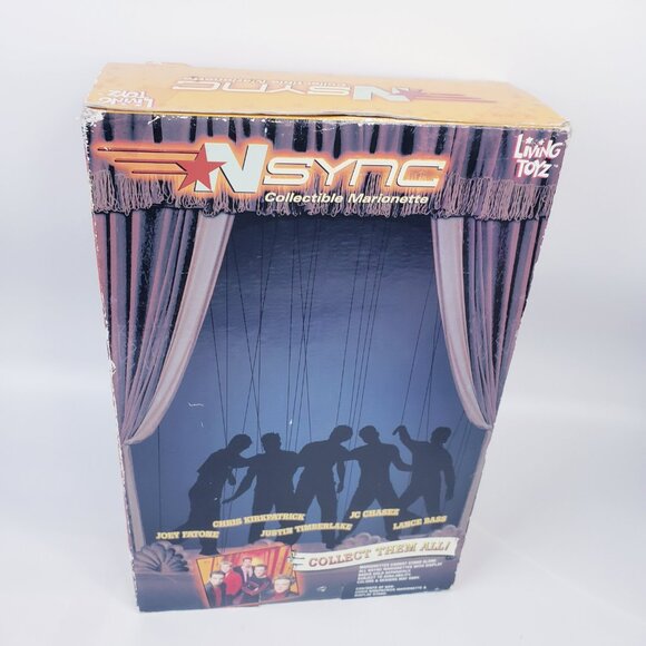 NSYNC Collectible Marionette Doll - 2000 Living Toyz - Chris Kirkpatrick - Picture 6 of 8